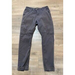 DUER DU/ER Mens 31X30 Grey Live Free Adventure Ultimate Stretch Pants Cargo